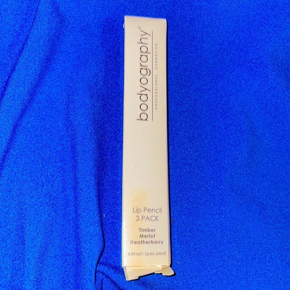 BODYOGRAPHY Lip Pencil 3 Pack in Heatherberry, Timber, and Merlot